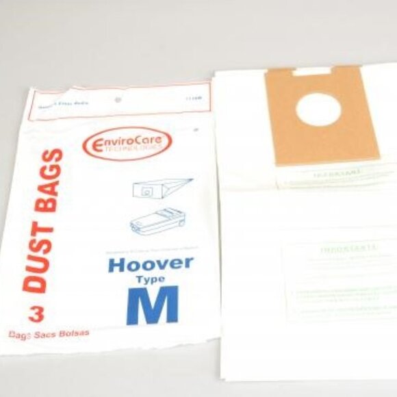 Generic for Hoover Type M Canister Vacuum Cleaner Bags pack of 3 New unopened - Picture 1 of 1